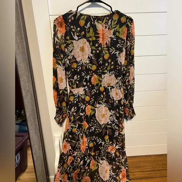 LC Lauren Conrad High-Low Hem Faux-Wrap Maxi Dress - Picture 8 of 10